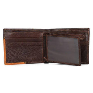 Stylish Zipper Leather Men's Wallet