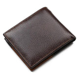 Stylish Zipper Leather Men's Wallet