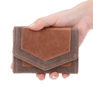 Cow Leather RFID Credit Card Wallet