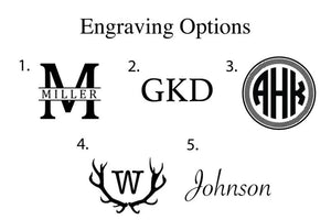 Personalized Monogram Initial Mens Wallet Engraving Name Mens Wallet