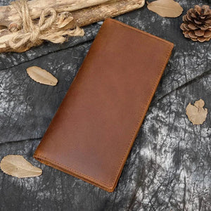 Trifold Leather Wallet with Removable Zipper Pocket