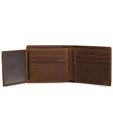 Vintage Men Wallet Leather Short Purse Slim Bifold Carteira Pocket Classic