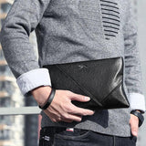 Men Wallets Casual Business Clutch Bag Zipper Envelope Long Wallet