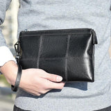 Kangaroo Business Men Wallet Leather Envelope Purse Clutch Bag