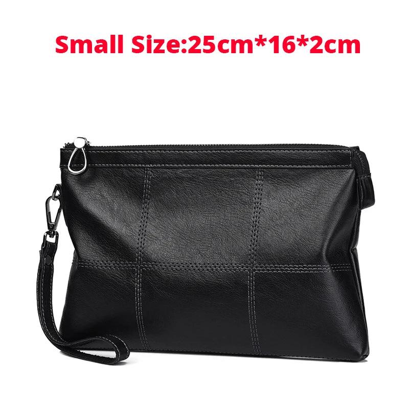 Kangaroo Business Men Wallet Leather Envelope Purse Clutch Bag