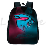 Mr Beast Backpack for Boys Girls Kids School Bag Lightning Cat Rucksack