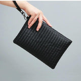 Men's Large Capacity Soft PU Wallet Envelope Bag Business Leisure