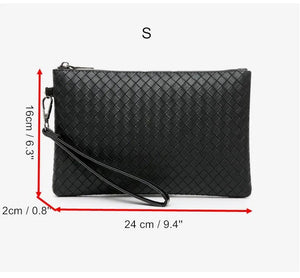 Men's Large Capacity Soft PU Wallet Envelope Bag Business Leisure