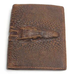Vintage Style Men's Leather Wallet Billetera Hombre