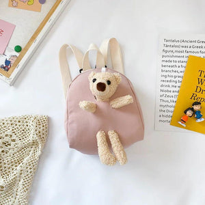 Personalised Kids Animal Backpack - Plush Cartoon Mini Daypack