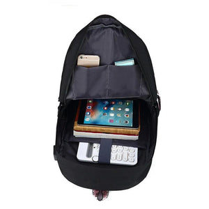 Slytherin USB Charging Backpack for Students