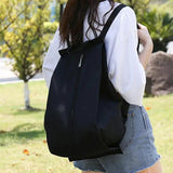 Nylon Folding Backpack Dry Wet Compartment Gym Bag