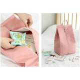 Nylon Folding Backpack Dry Wet Compartment Gym Bag