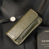 Xiao.p Men's High Pu Leather Long Wallet Retro Versatile Clutch Bag
