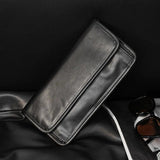 Xiao.p Men's High Pu Leather Long Wallet Retro Versatile Clutch Bag