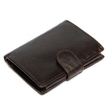 Short Style Men's Cowhide Wallet Retro Leisure