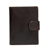 Short Style Men's Cowhide Wallet Retro Leisure