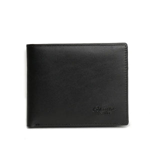Men's Leather Short Wallet Retro Multi-Functional