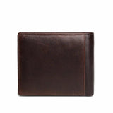 Men's Leather Short Wallet Retro Multi-Functional
