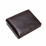 Men's Leather Short Wallet Retro Multi-Functional