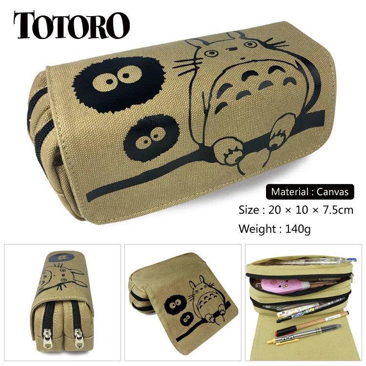 Totoro Anime Pencil Case Cosmetic Makeup Pen Bag Wallet