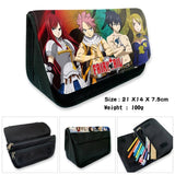 Anime Fairy Tail Print Canvas Pencil Case Box for Kids