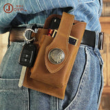 Men's Waterproof Waist Pack Travel Bag Phone Pocket