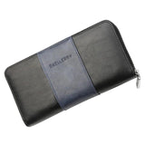 Autumn RFID Mens Wallet PU Leather Zipper Handbag