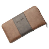 Autumn RFID Mens Wallet PU Leather Zipper Handbag