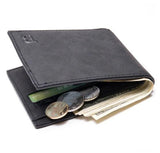Men's Short Casual Wallet PU Leather Billetera Hombre