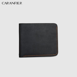 Men's Crazy Horse Leather Wallet Cross Style