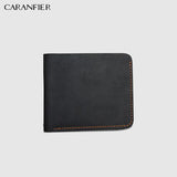 Men's Crazy Horse Leather Wallet Cross Style