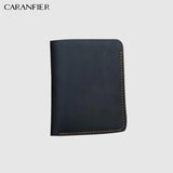 Men's Crazy Horse Leather Wallet Cross Style