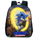 Sonic Cartoon Backpack Kids School Bag Children Kindergarten Daily Rucksack
