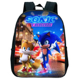 Sonic Cartoon Backpack Kids School Bag Children Kindergarten Daily Rucksack