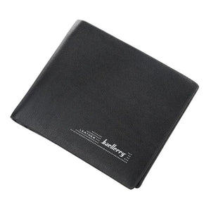 Men Short Wallet Vintage Slim Mens Wallet Business Male Purse PU Leather