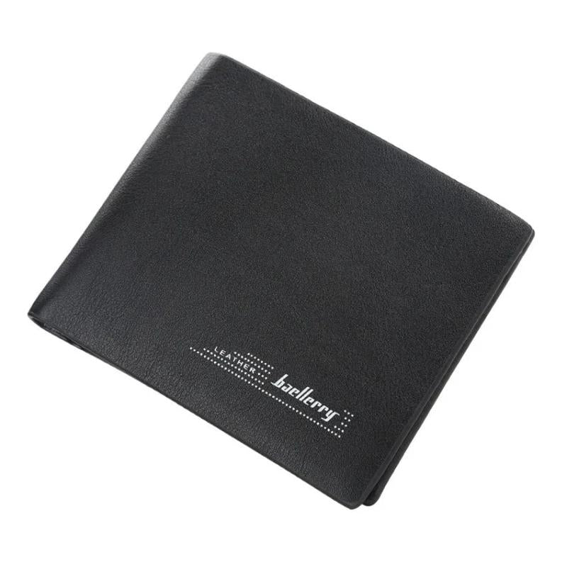 Men Short Wallet Vintage Slim Mens Wallet Business Male Purse PU Leather