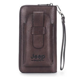 Men's Vintage Long Wallet Large Capacity Phone Pocket Bag Multifunction