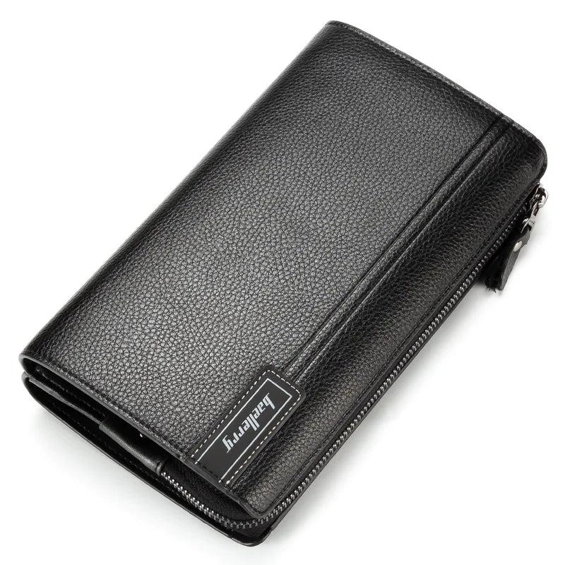 Men Clutch Bag Large Capacity Passcard Purse High Multifunction Wallet