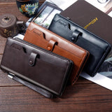 Men's Clutch Wallet Money Purse Phone Bag Zipper Handbag Purses Wallets