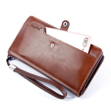 Men's Clutch Wallet Money Purse Phone Bag Zipper Handbag Purses Wallets