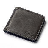 Men's Vintage Style PU Leather Short Wallet
