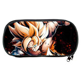 Son Goku Pencil Case Student School Anime Pen Box Multifunction Zipper Pen Bag