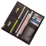 Men's Slim Money Clip Wallet PU Leather ID Windows WBL96