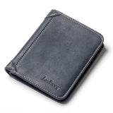 Men's Short Wallet Retro Soft Purses Multifunctional Money Pocket WB49