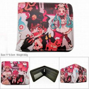IVYYE Toilet-Bound Hanako-kun Anime Wallet Zipper Coin Purse Card Holder