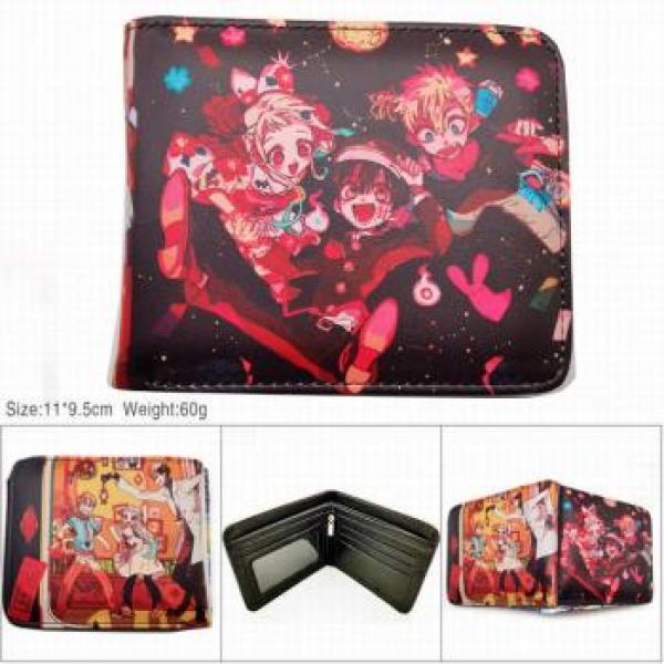 IVYYE Toilet-Bound Hanako-kun Anime Wallet Zipper Coin Purse Card Holder