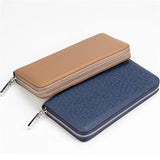 Men's PU Leather Long Wallet Male Clutch B