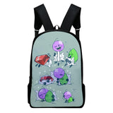 Jacknjellify Zipper Bag 3D Print Backpack School Hip Hop Casual Pack