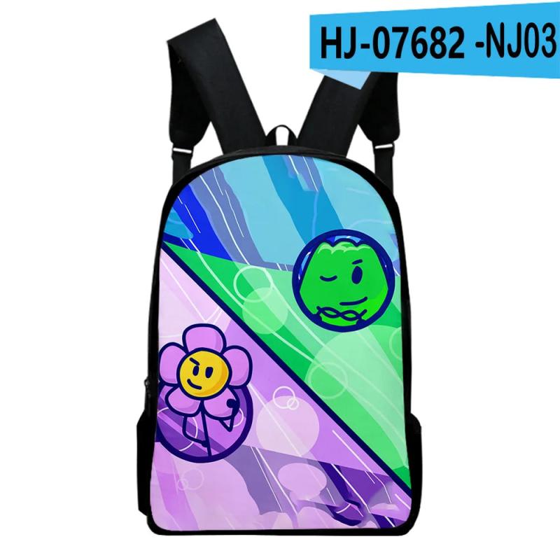 Jacknjellify Zipper Bag 3D Print Backpack School Hip Hop Casual Pack